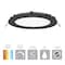 Afx Tuck 8'' LED Flush Mount, Black TUCF08LAJD1BK - alternate 4